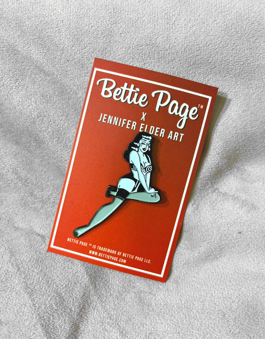 Large Pin Badge by Jennifer Elder Art