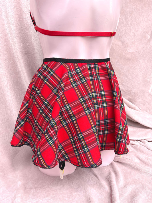 Tartan Suspender Skirt