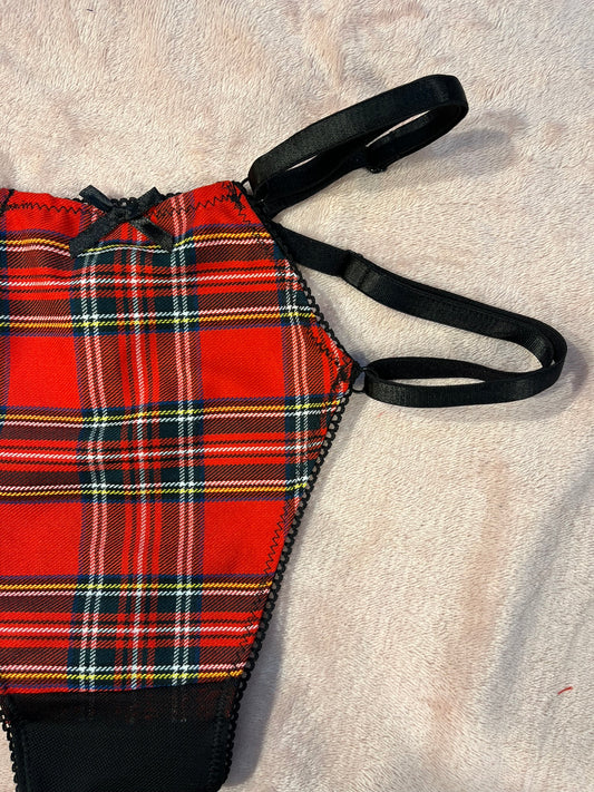 Strappy Thong, Royal Stewart Tartan