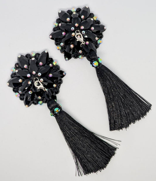 Rhinestone Pasties (Black)