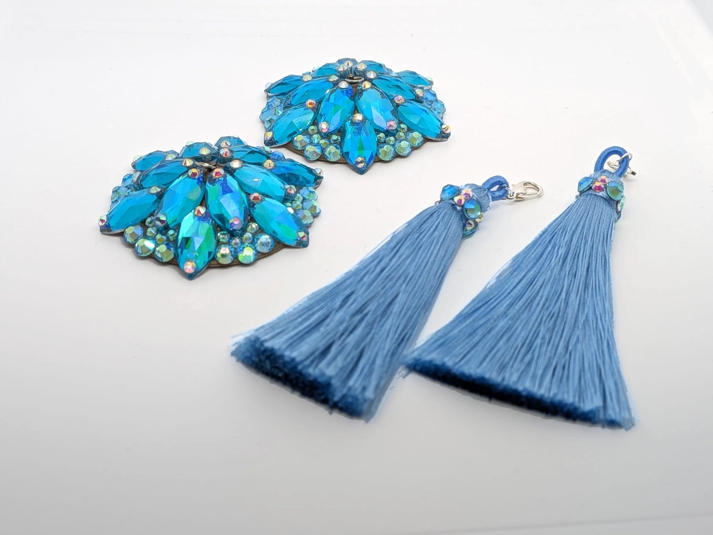 Rhinestone Pasties (Blue)