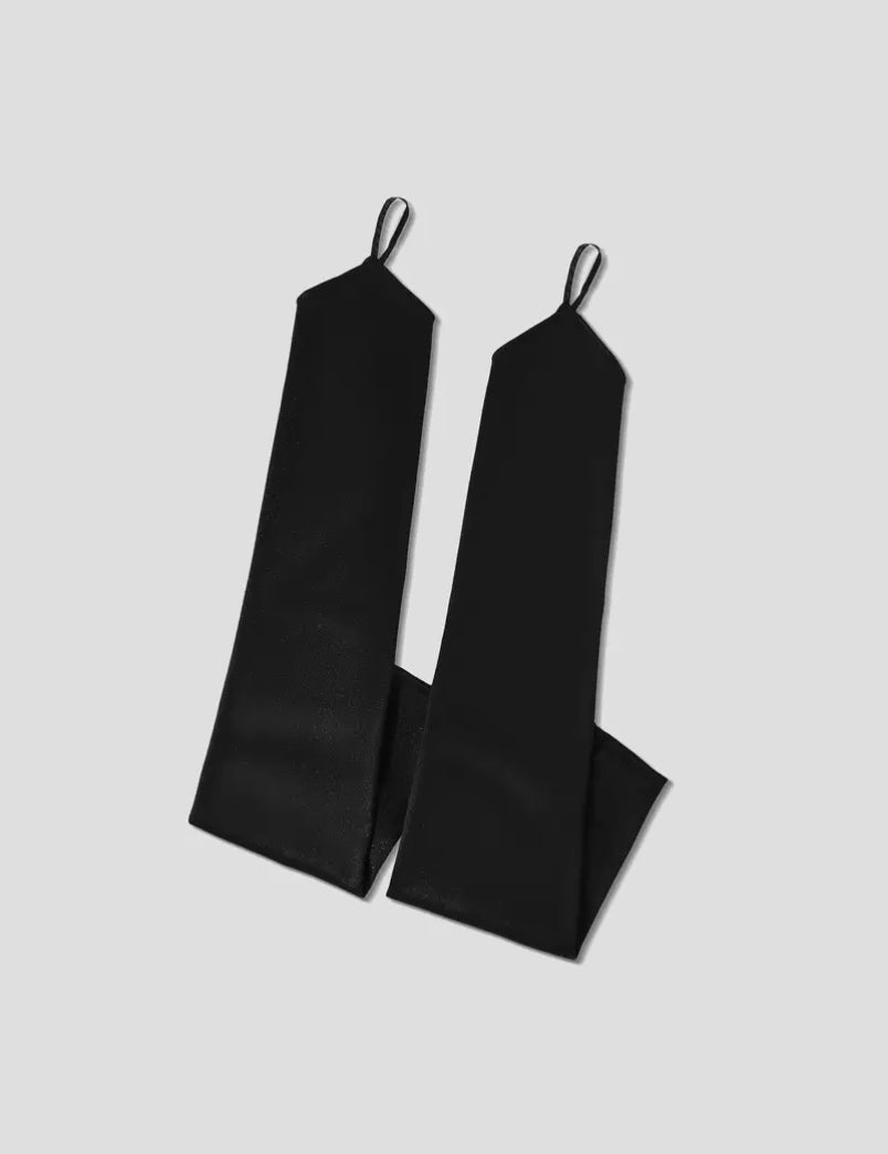 19” Finger Loop Stretchy Satin Gloves