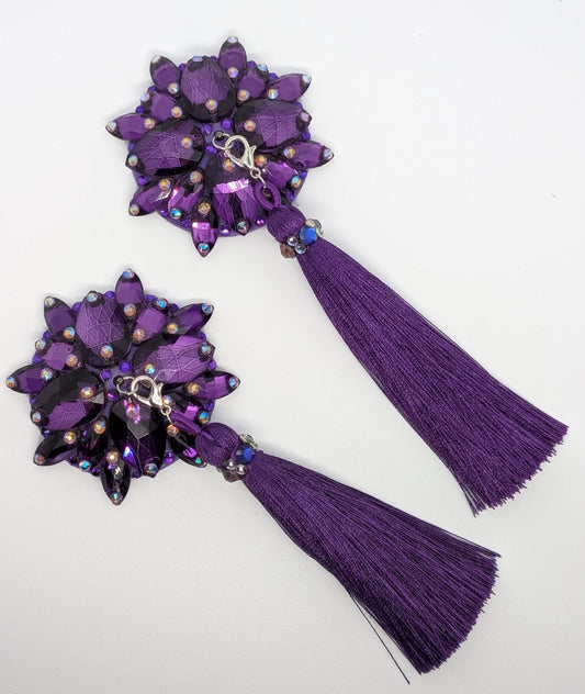 Rhinestone Pasties (Purple)