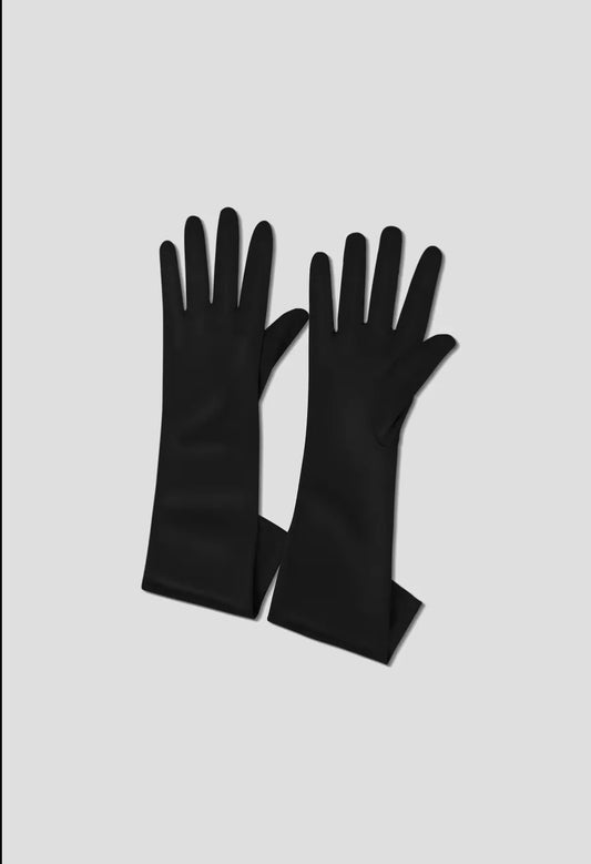 15” Long Stretchy Satin Gloves