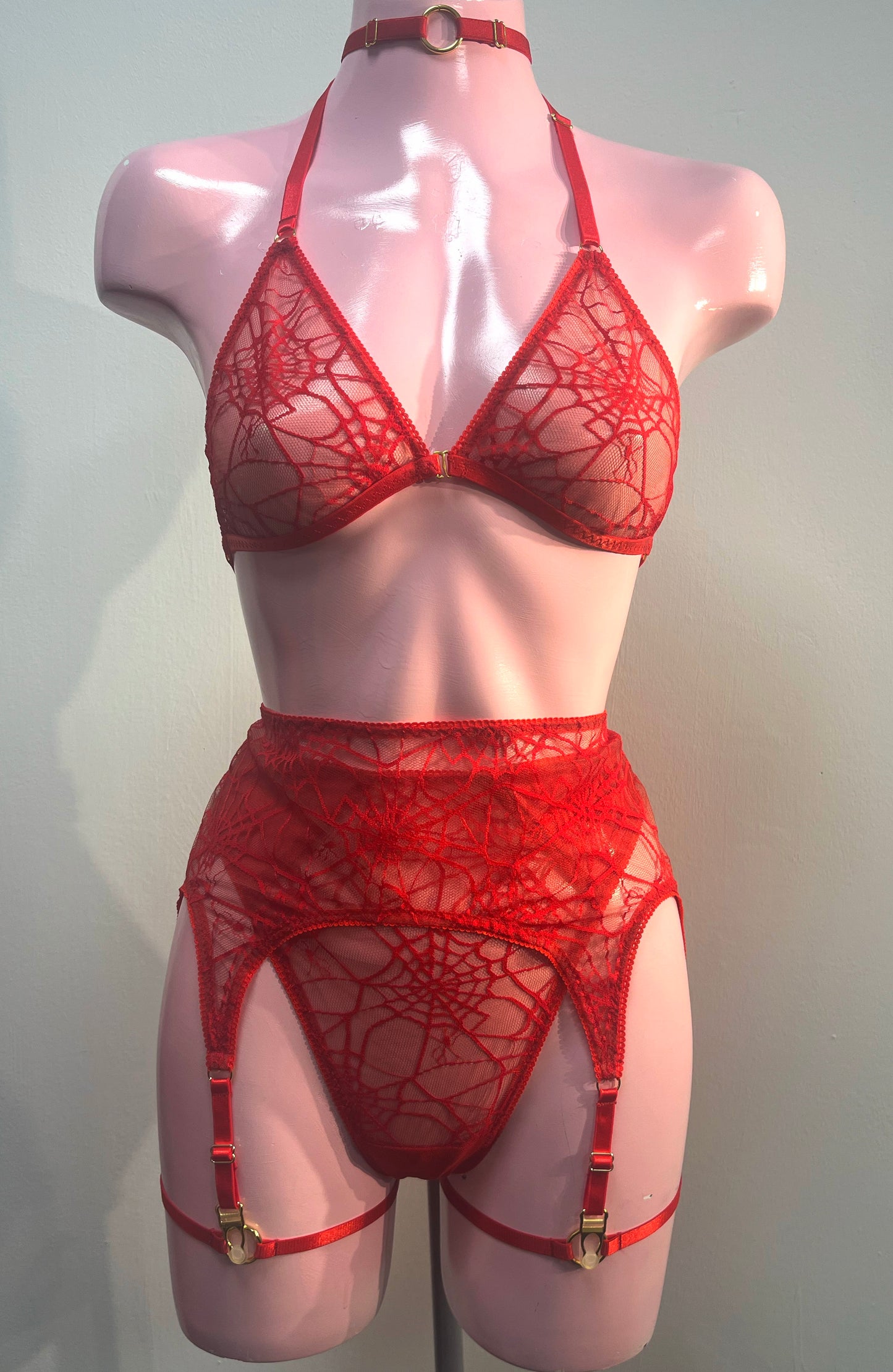 Six Clip Suspender Belt