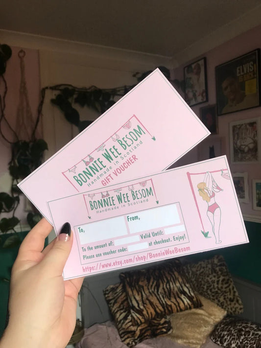 Bonnie Wee Besom Online Gift Voucher