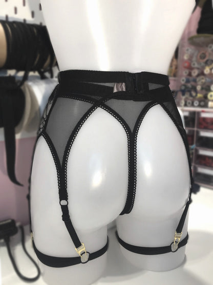 Six Clip Suspender Belt