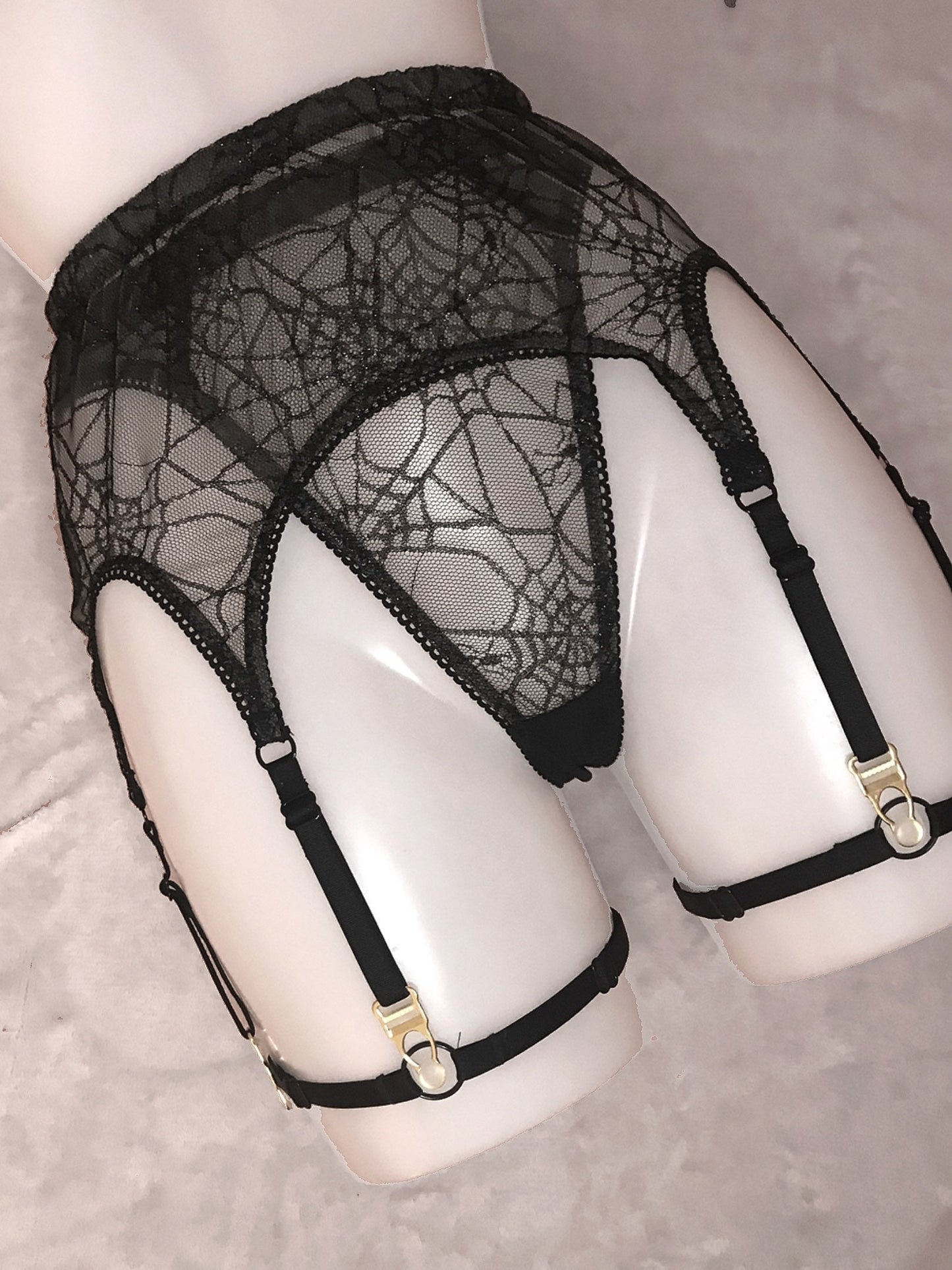 Six Clip Suspender Belt