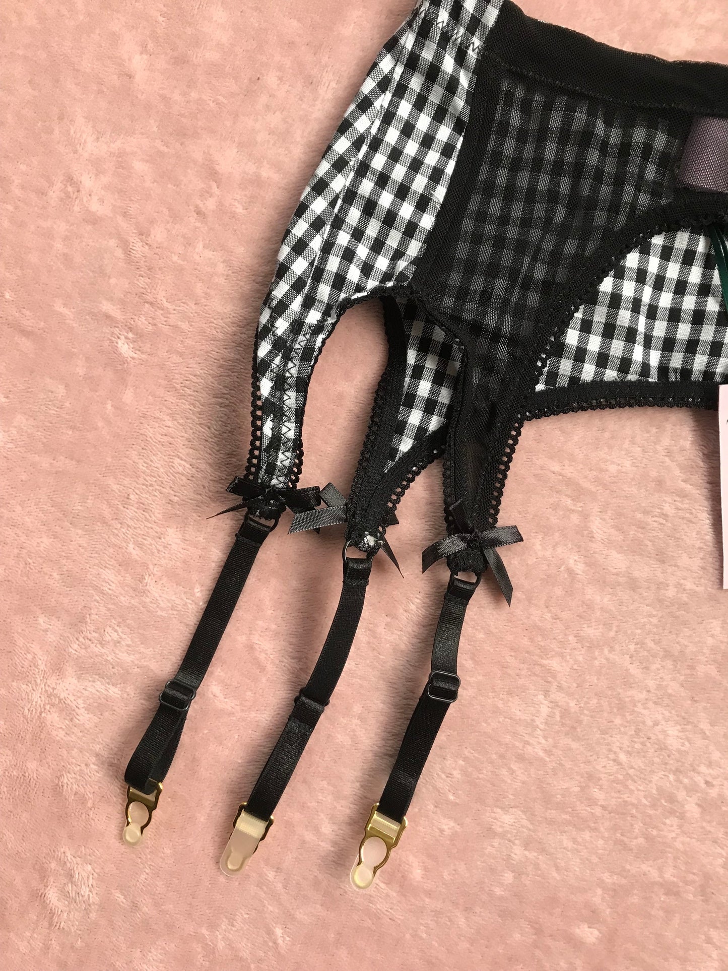 Six Clip Suspender Belt