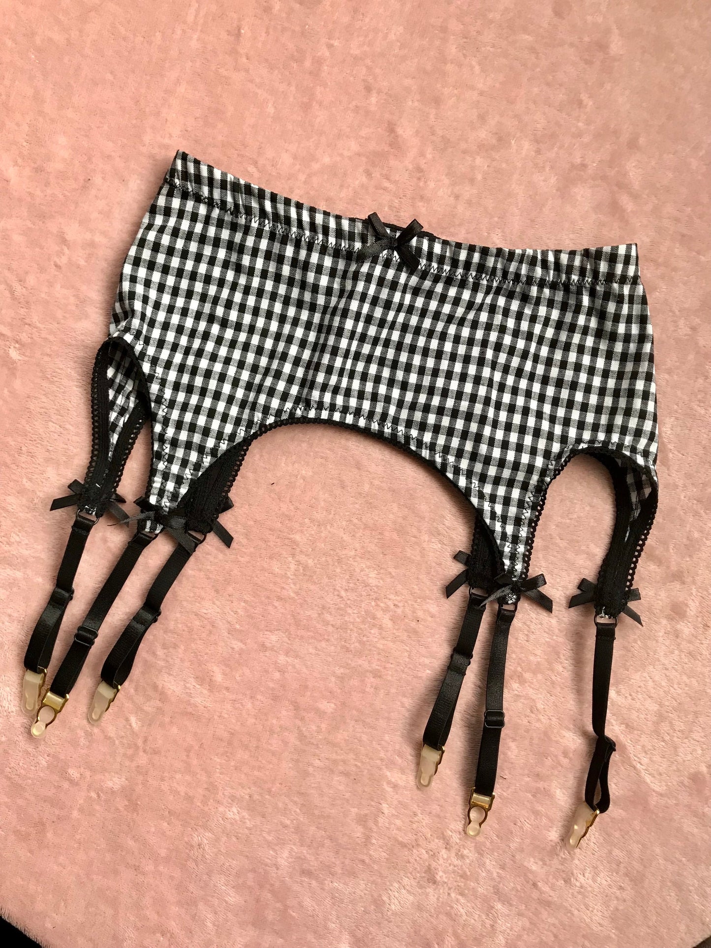 Six Clip Suspender Belt