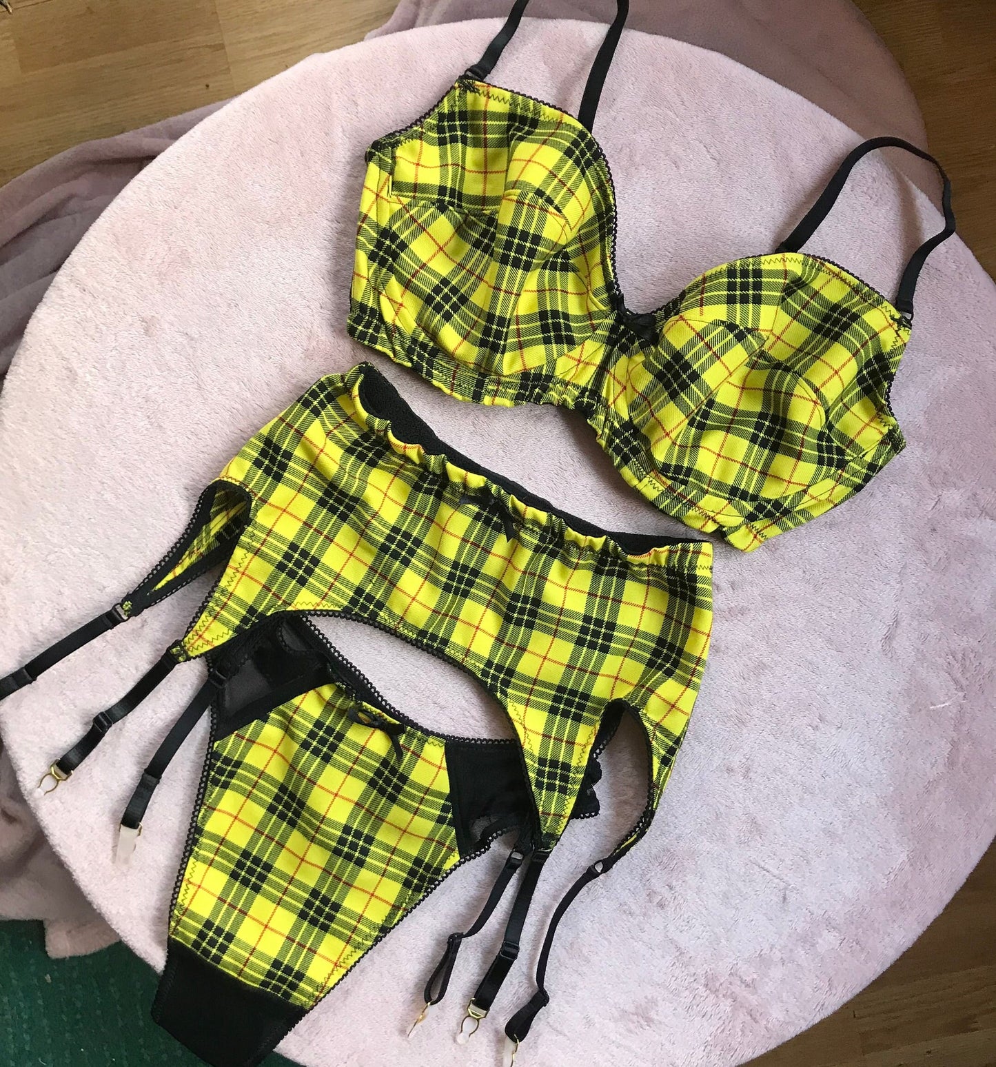 Wired Plunge Bra, Macleod Tartan