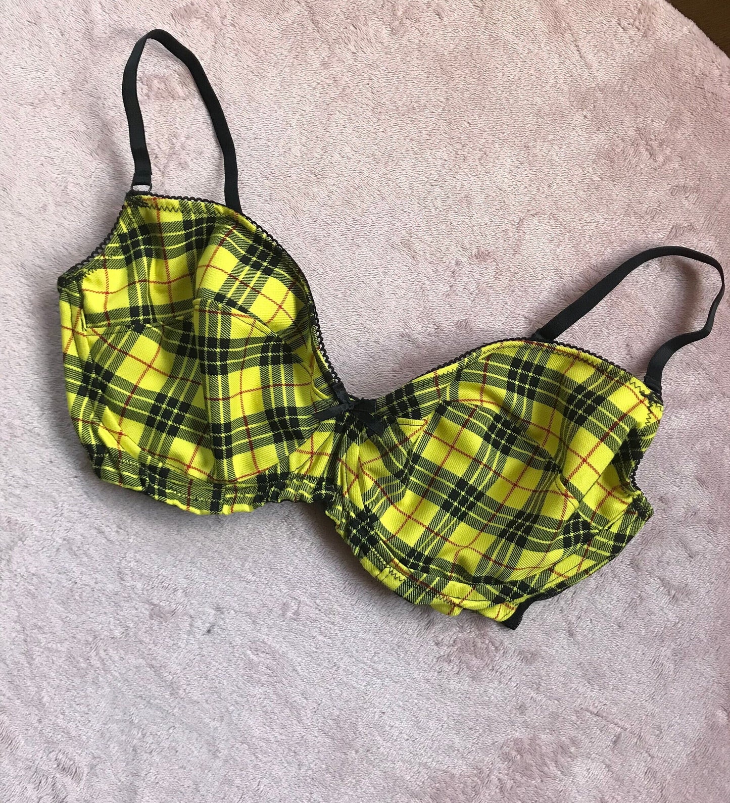 Wired Plunge Bra, Macleod Tartan