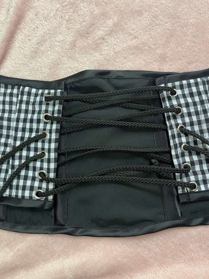 Steel Boned, Underbust Waspie, Corset, Waist Trainer